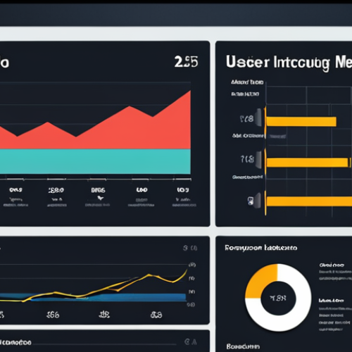 ** A customized SIEM dashboard displaying real-time security data with charts showing threat detection metrics. Focus on a clean, user-friendly interface with clear visualizations and company branding. The dashboard should be showing key performance indicators (KPIs) relevant to cybersecurity.

**