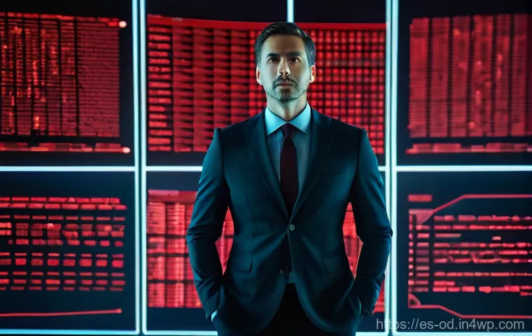 SIEM의 기능과 특징 비교 분석 - **Prompt:** An intricate, abstract digital landscape symbolizing a Security Information and Event Ma...