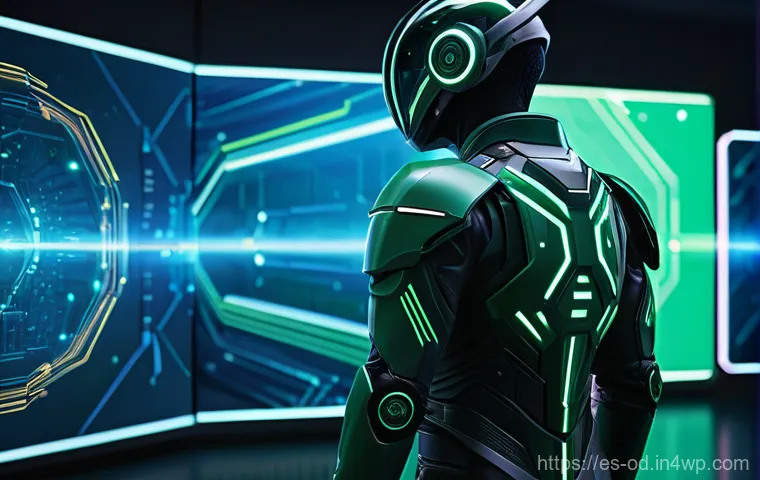 SIEM 구축 시 사용자 요구사항 분석 방법 - **Prompt:** A highly stylized, futuristic digital fortress radiating a strong, protective blue-green...